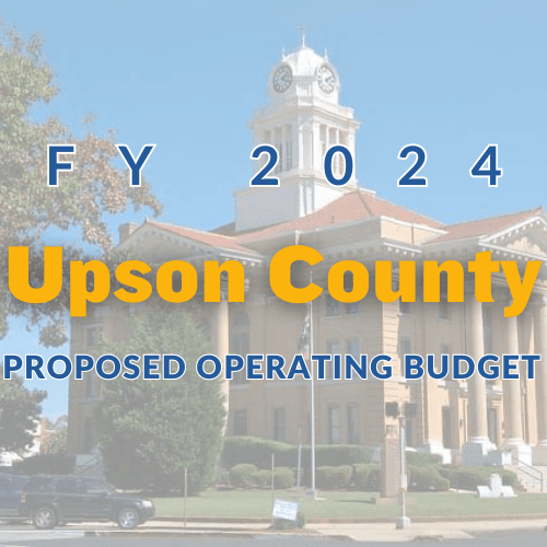 FY 2024 Upson County Proposed Operating Budgets